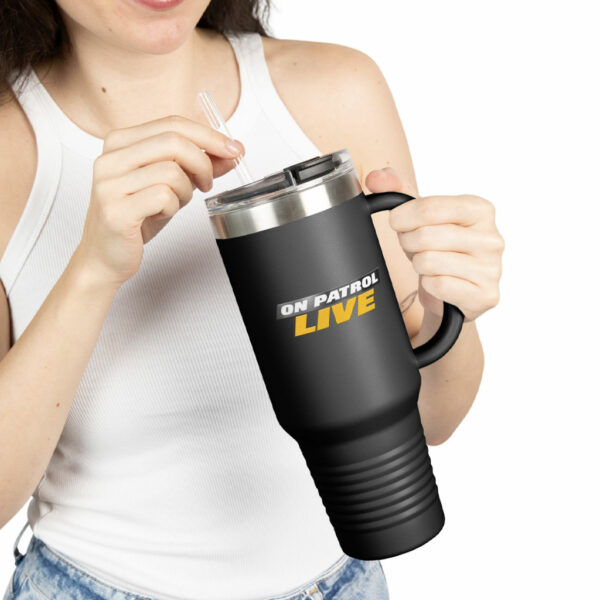 On Patrol Live Insulated Travel Mug, 40oz