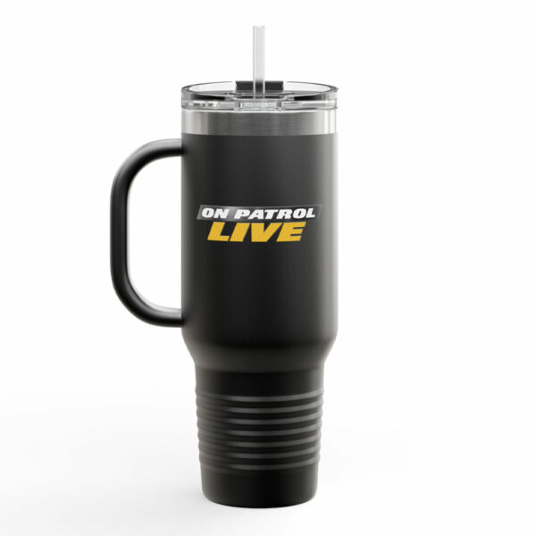 On Patrol Live Insulated Travel Mug, 40oz