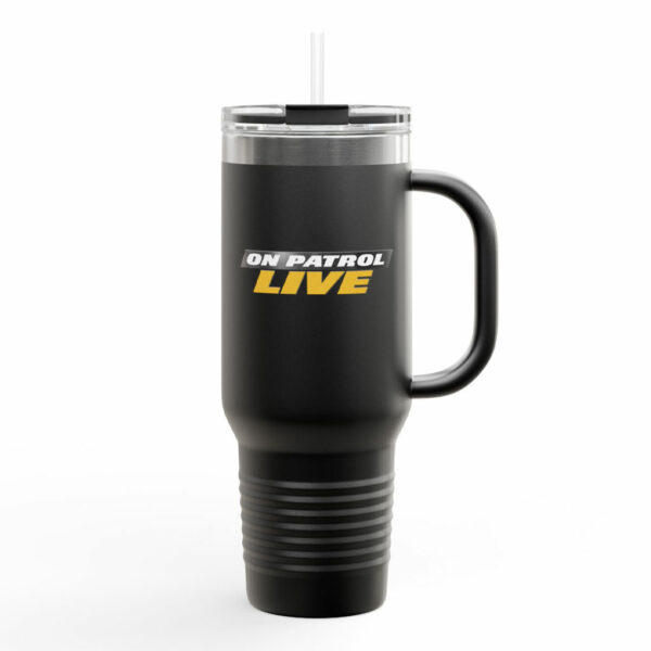 On Patrol Live Insulated Travel Mug, 40oz