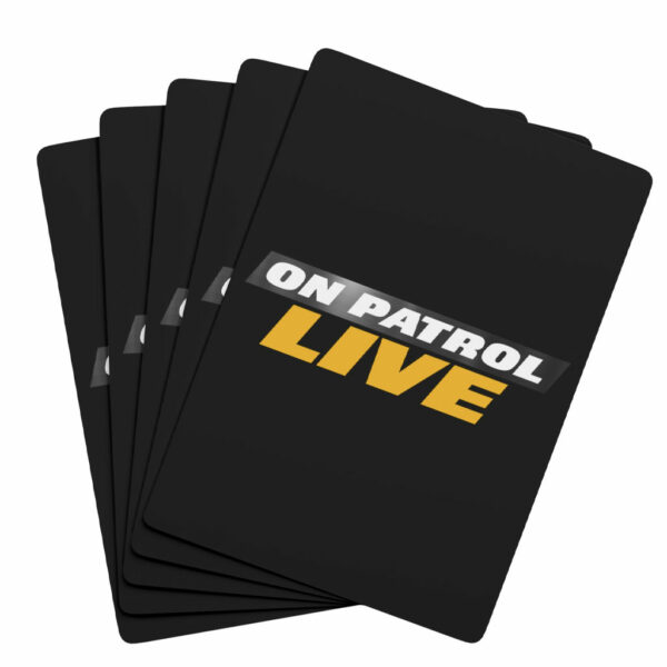 On Patrol Live Poker Playing Cards