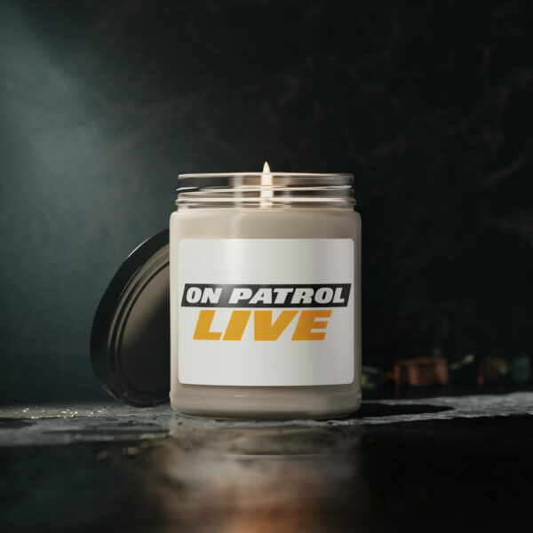 On Patrol Live Scented Soy Candle, 9oz