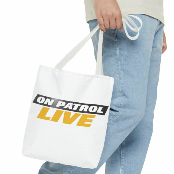 On Patrol Live Tote Bag