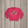 PROF "Dolphins" Pink Crewneck Shirt