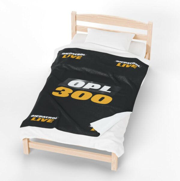 On Patrol Live OPL 300 Velveteen Plush Blanket